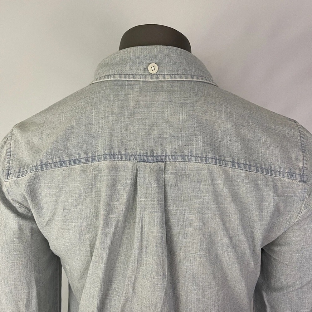 J. Crew Shirt Dress Women’s S Light Blue Cotton Denim Button Up - Picture 6 of 9